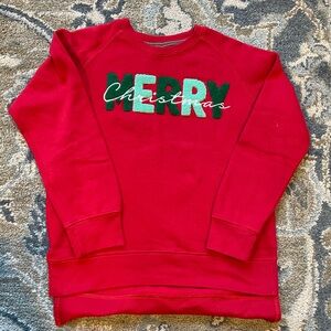 Red Merry Christmas Sweatshirt